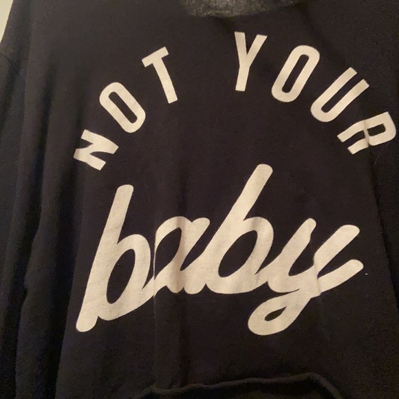 crop top soft comfortable long sleeve top - Picture 3 of 3